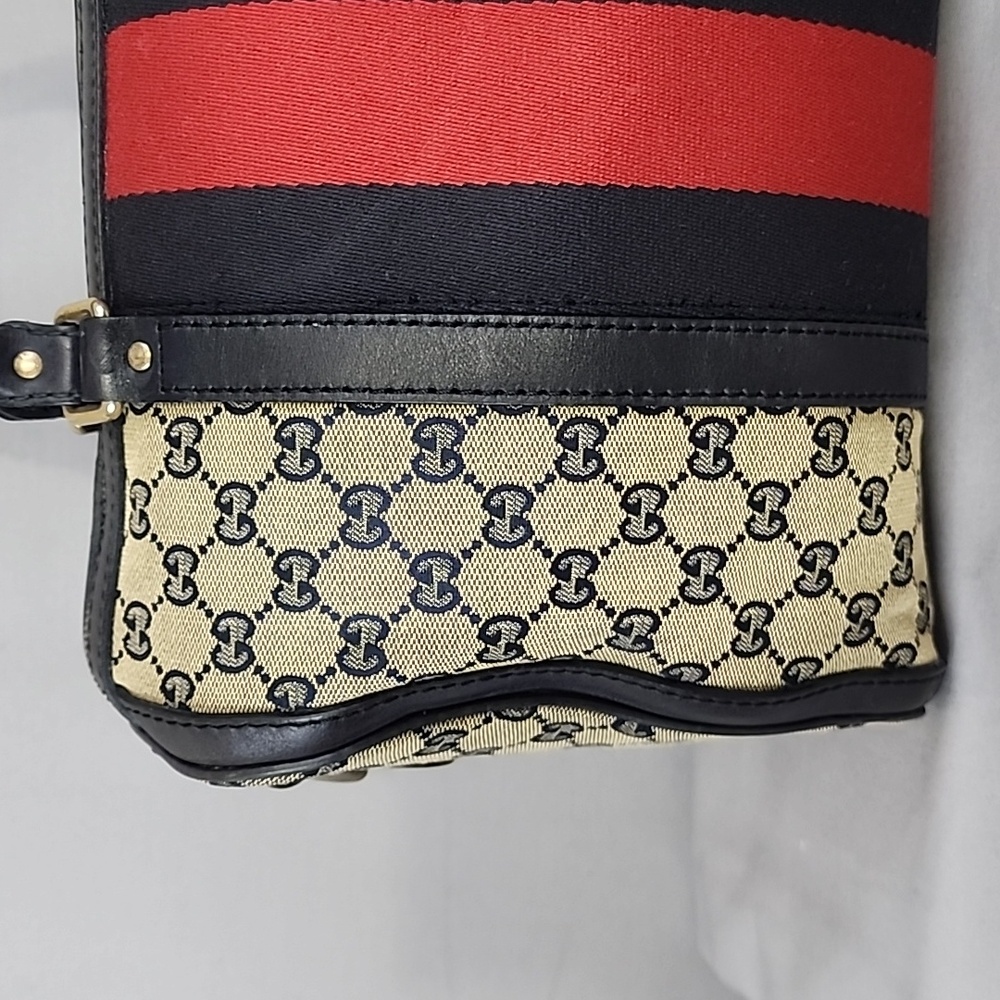 ✨️GUCCI GG Canvas Web Boston Bag - Picture 5 of 16